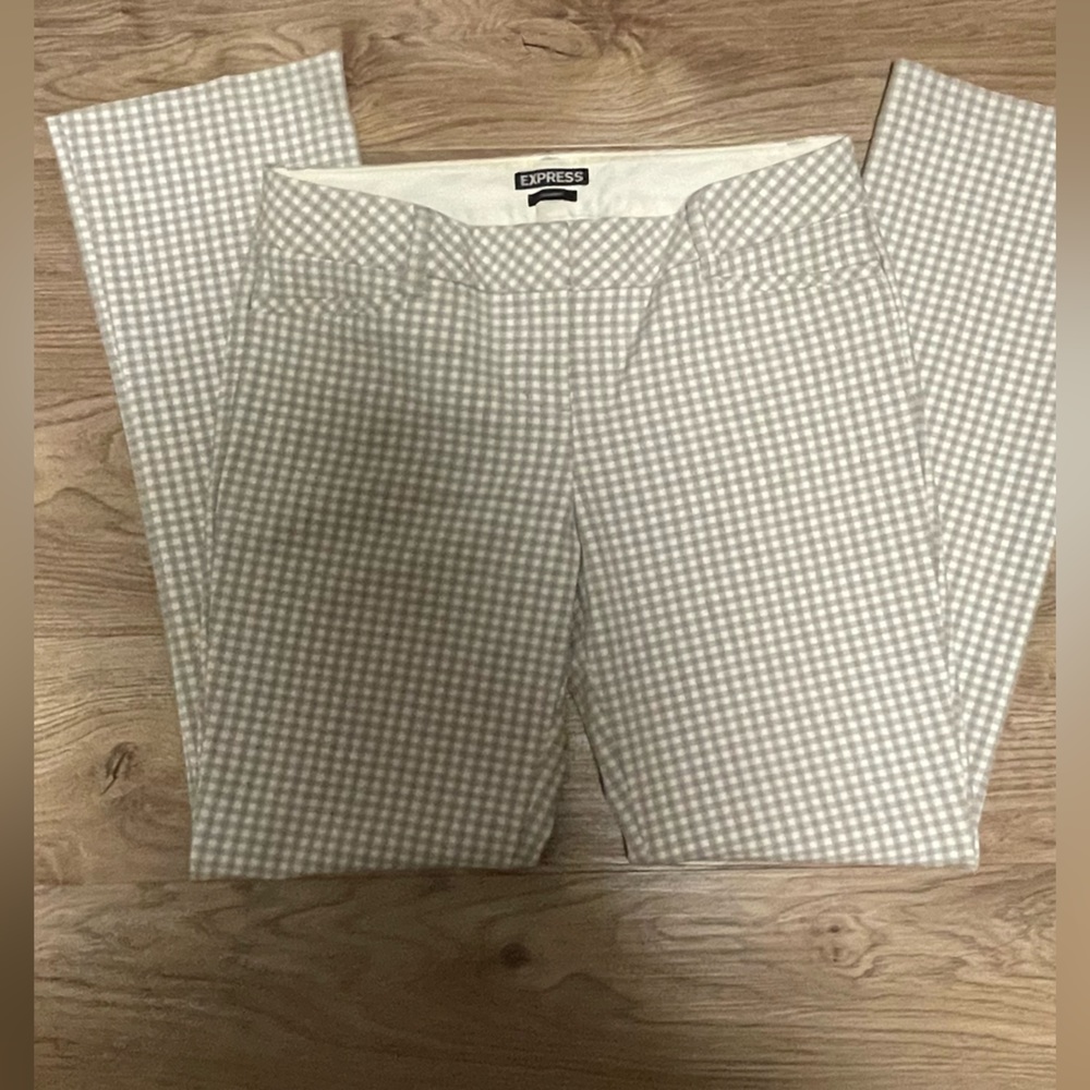 Express Columnist Size 2r. Gray And White. - image 4